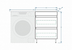 Stella Polare Мебель для ванной Мадлен 120 R – фотография-8